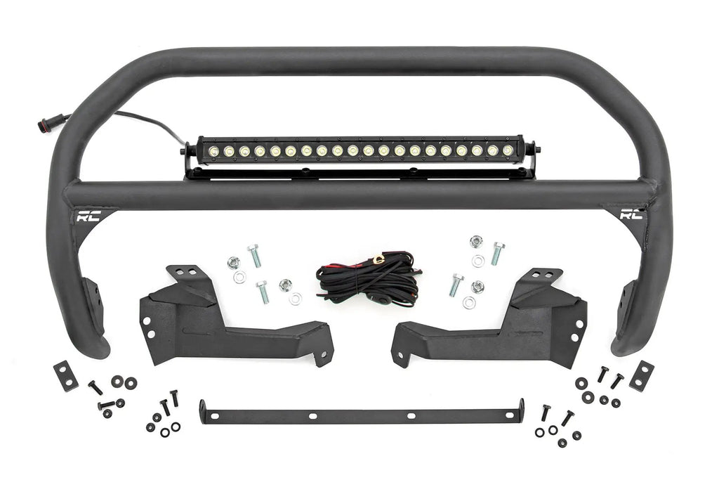 Nudge Bar | 20 Inch Black Single Row LED | Ford Bronco Sport 4WD (2021-2024) by Rough Country