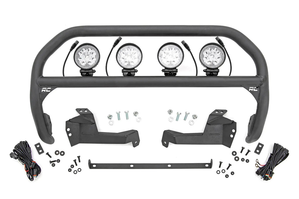 Nudge Bar | 4 Inch Round Led (x4) | Ford Bronco Sport 4WD (2021-2024) by Rough Country