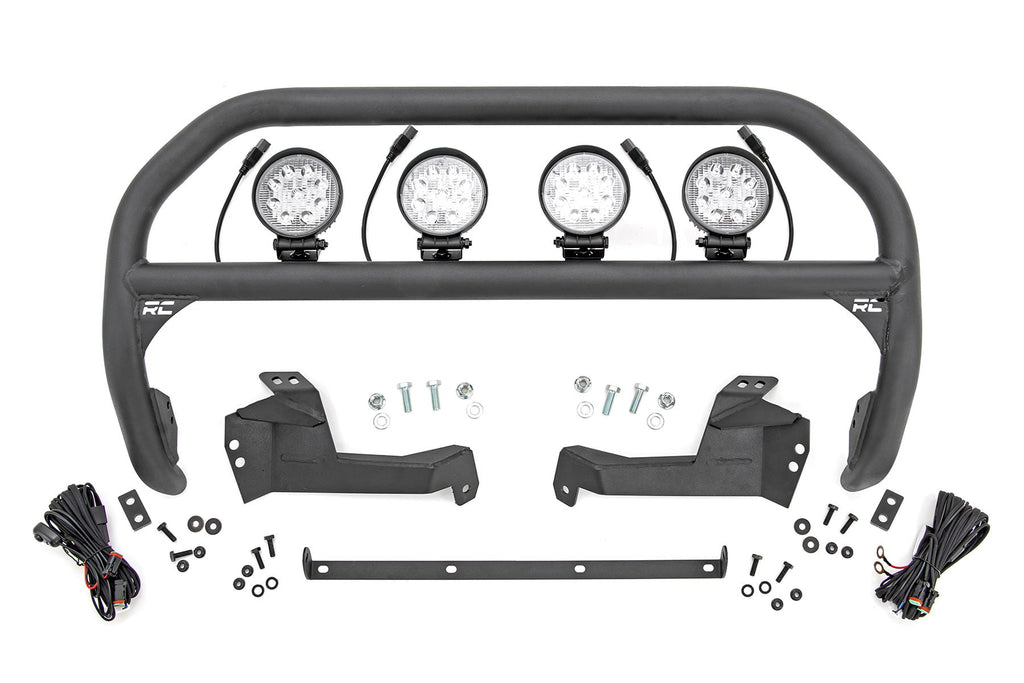 Nudge Bar | 4 Inch Round Led (x4) | Ford Bronco Sport 4WD (2021-2024) by Rough Country