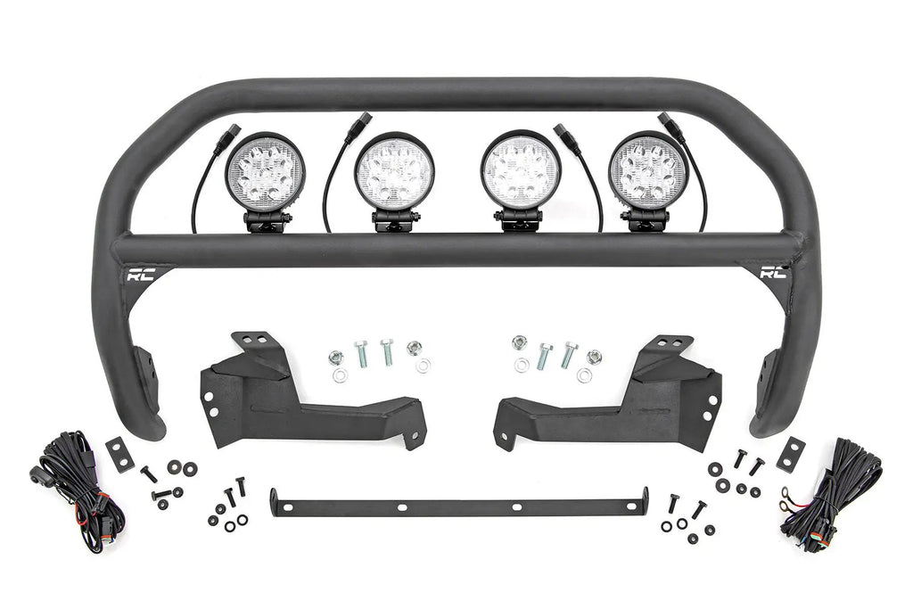 Nudge Bar | 4 Inch Round Led (x4) | Ford Bronco Sport 4WD (2021-2024) by Rough Country