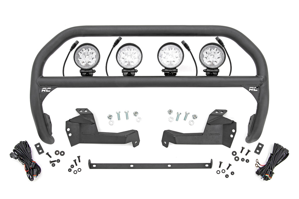 Nudge Bar | 4 Inch Round Led (x4) | Ford Bronco Sport 4WD (2021-2024) by Rough Country