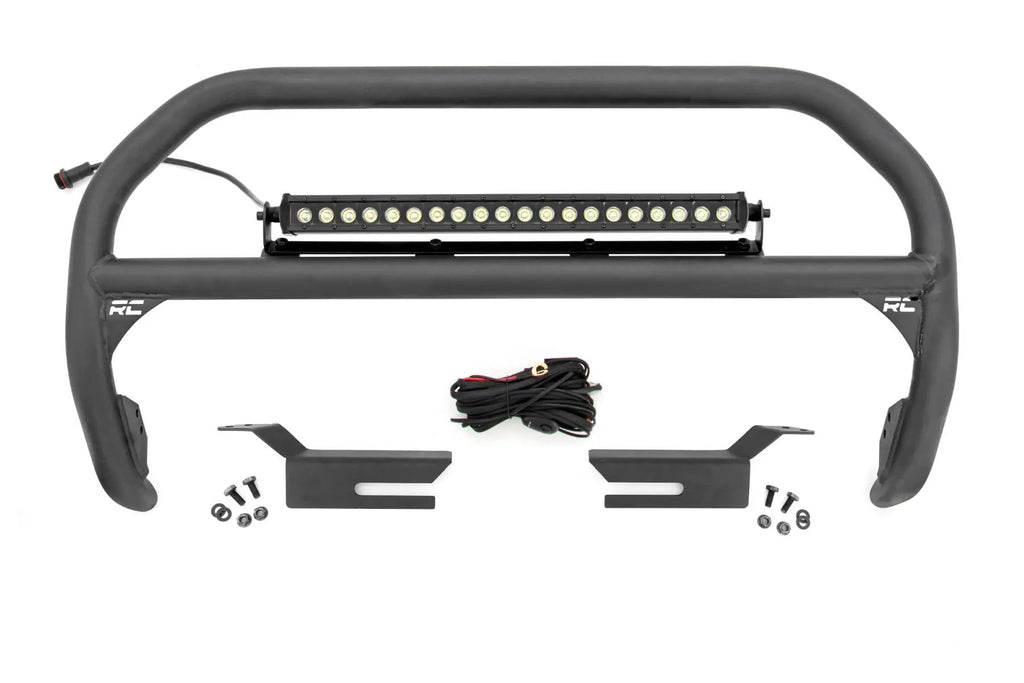 Nudge Bar | 20 Inch Black Single Row LED | Ford Bronco 4WD (2021-2026) by Rough Country