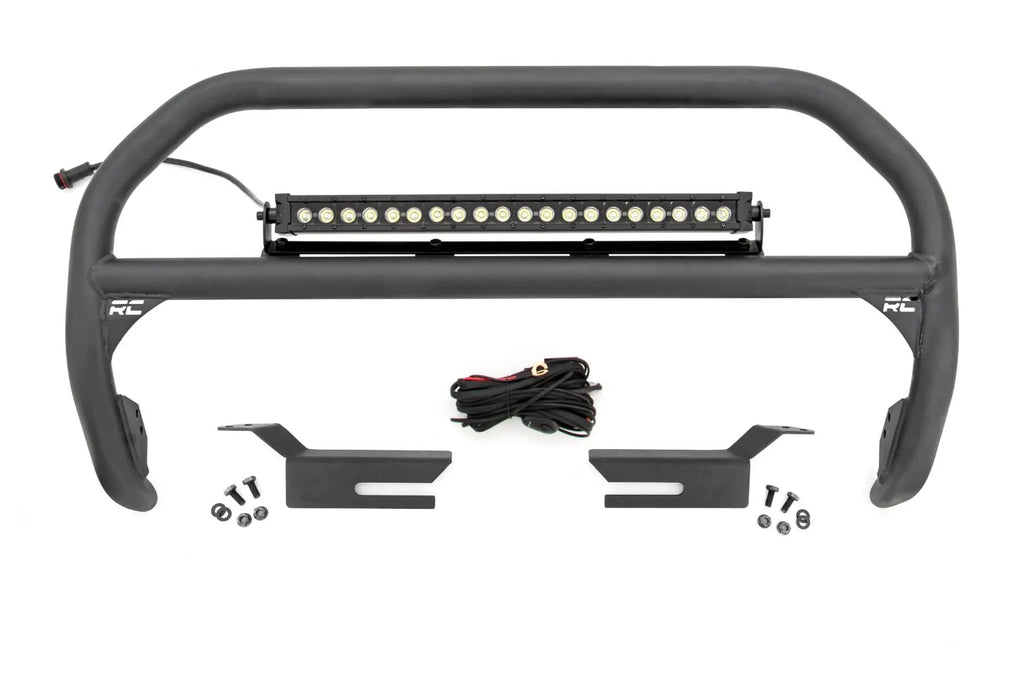 Nudge Bar | 20 Inch BLK DRL Single Row LED | Ford Bronco 4WD (2021-2026)