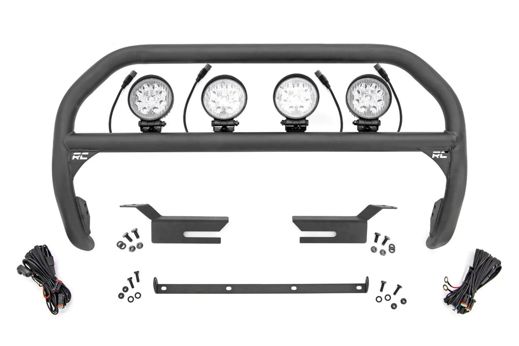 Nudge Bar | 4 Inch Round Led (x4) | Ford Bronco 4WD (2021-2026) by Rough Country