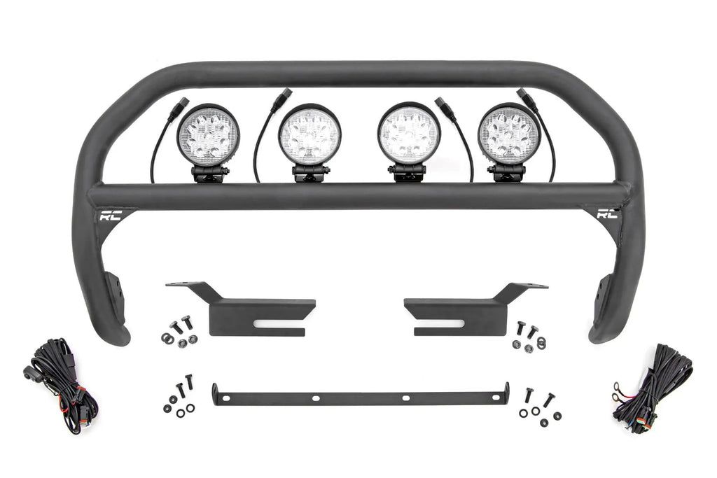 Nudge Bar | 4 Inch Round Led (x4) | Ford Bronco 4WD (2021-2026) by Rough Country