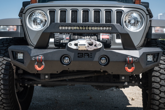 18" Single Row Blackout Led Light Bar by Body Armor 4x4