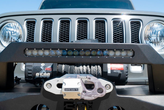 18" Single Row Blackout Led Light Bar by Body Armor 4x4