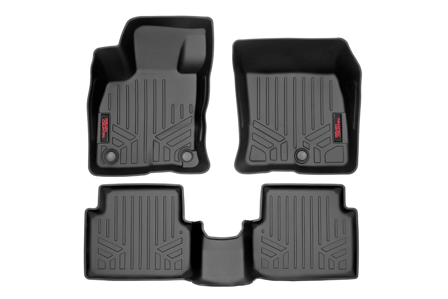 Floor Mats | Front and Rear | Ford Maverick 2WD/4WD (2022-2026) by Rough Country