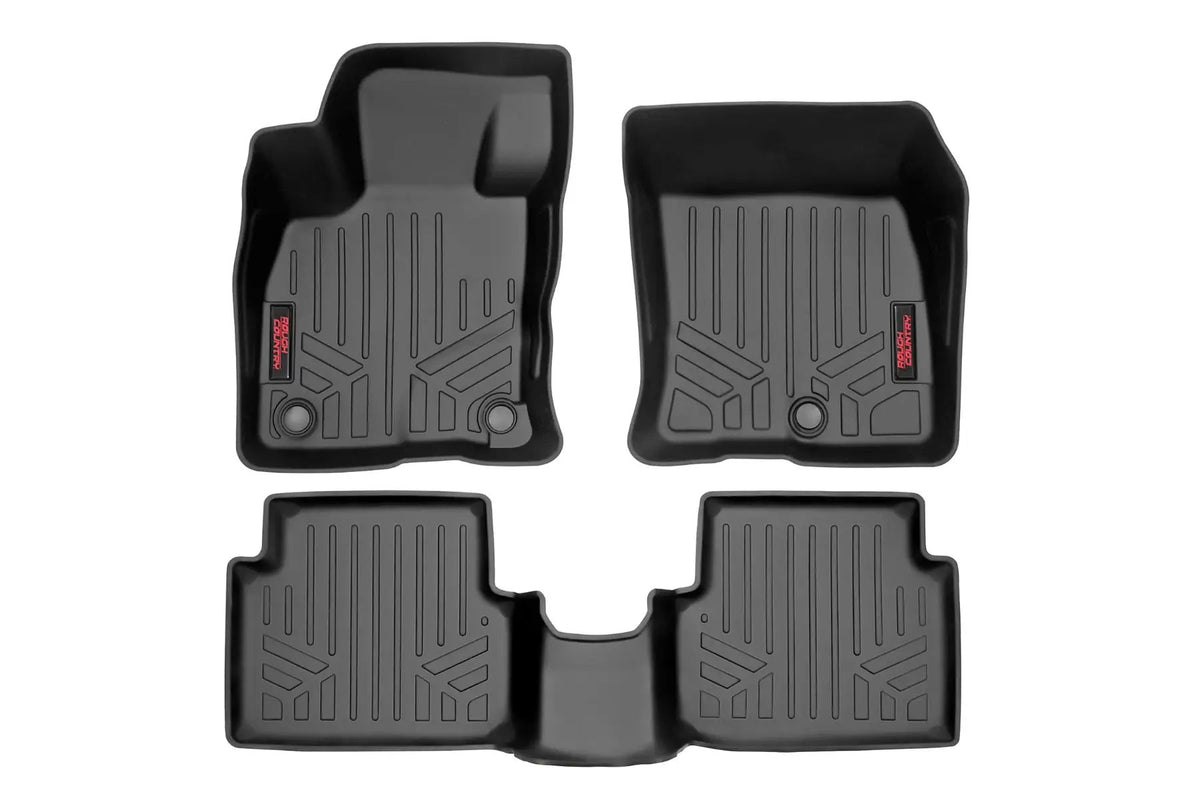 Floor Mats | Front and Rear | Ford Maverick 2WD/4WD (2022-2026) by Rough Country