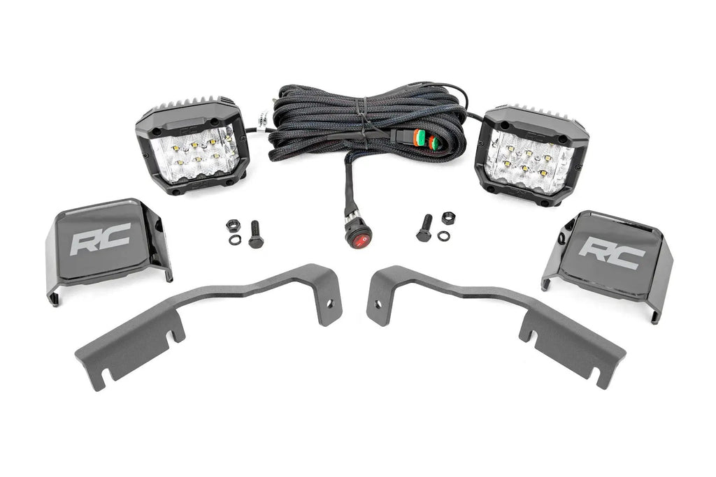 LED Light Kit | Ditch Mount |  3" OSRAM | Wide | Nissan Frontier (22-26)