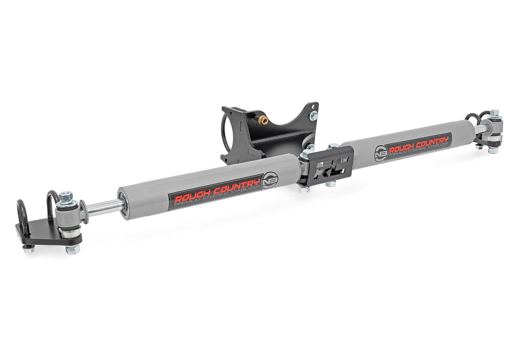 N3 Steering Stabilizer | Dual | 2-8 Inch Lift | Ford F-250/F-350 Super Duty (05-24) by Rough Country