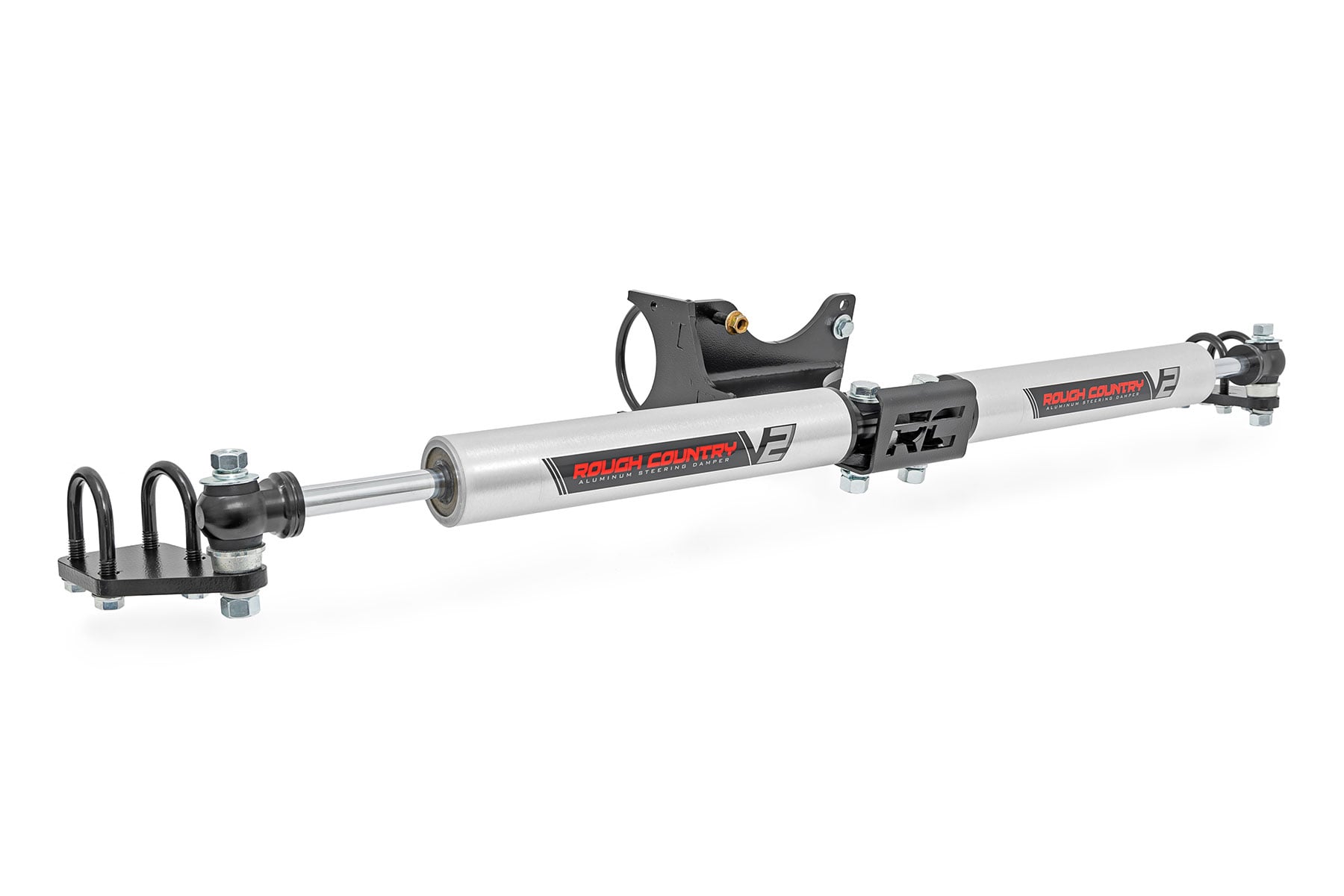 V2 Steering Stabilizer | Dual | 2-8 Inch Lift | Ford F-250/F-350 Super Duty (05-26) by Rough Country