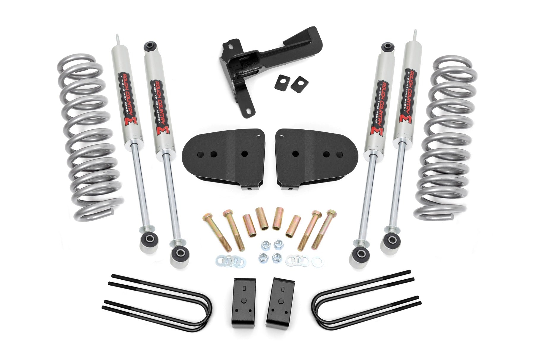 3 Inch Lift Kit | M1 | Front Diesel Coils | Ford F-250 Super Duty 4WD (23-26) by Rough Country