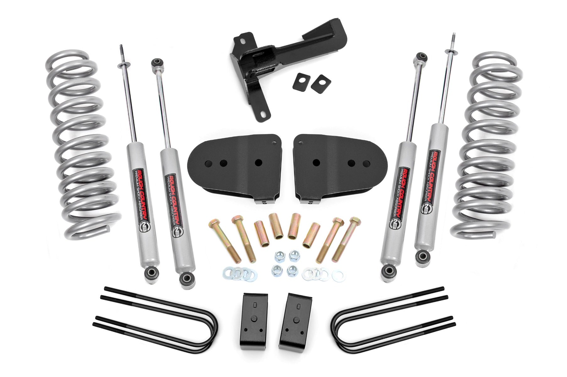 3 Inch Lift Kit | N3 | Front Diesel Coils | Ford F-250 Super Duty 4WD (23-26) by Rough Country