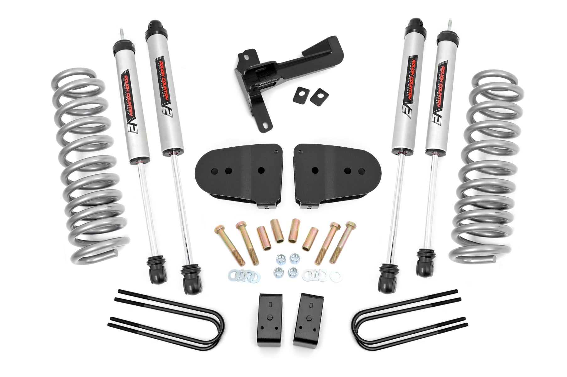 3 Inch Lift Kit | V2 | Front Diesel Coils | Ford F-250 Super Duty 4WD (23-26) by Rough Country