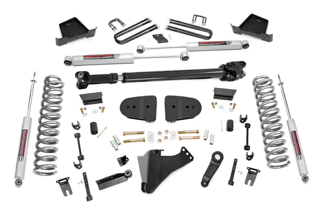 6 Inch Lift Kit | Gas | No OVLD | Ford F-250/F-350 Super Duty 4WD (2023-2026) by Rough Country