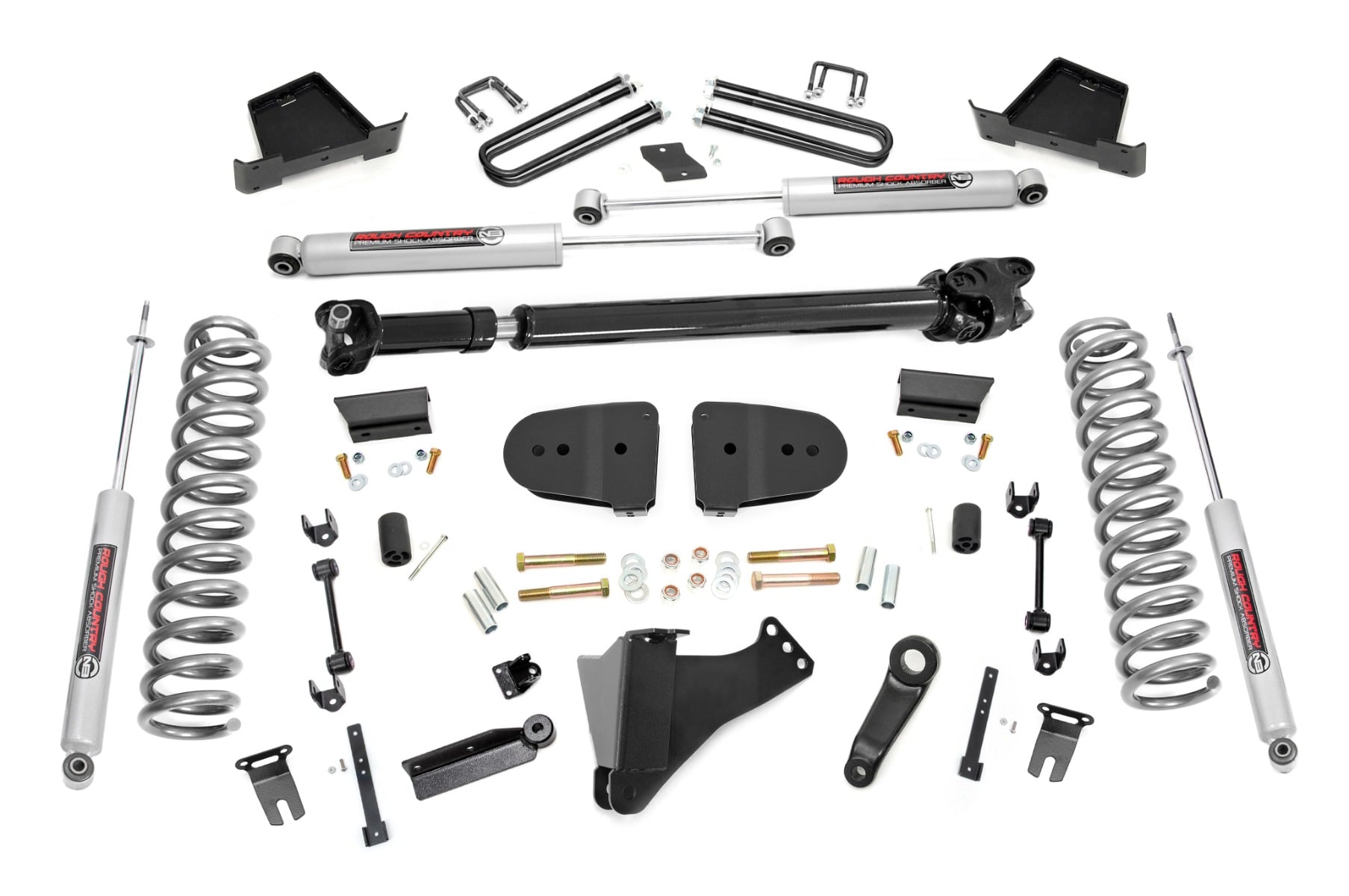 6 Inch Lift Kit | Gas | No OVLD | Ford F-250/F-350 Super Duty 4WD (2023-2026) by Rough Country