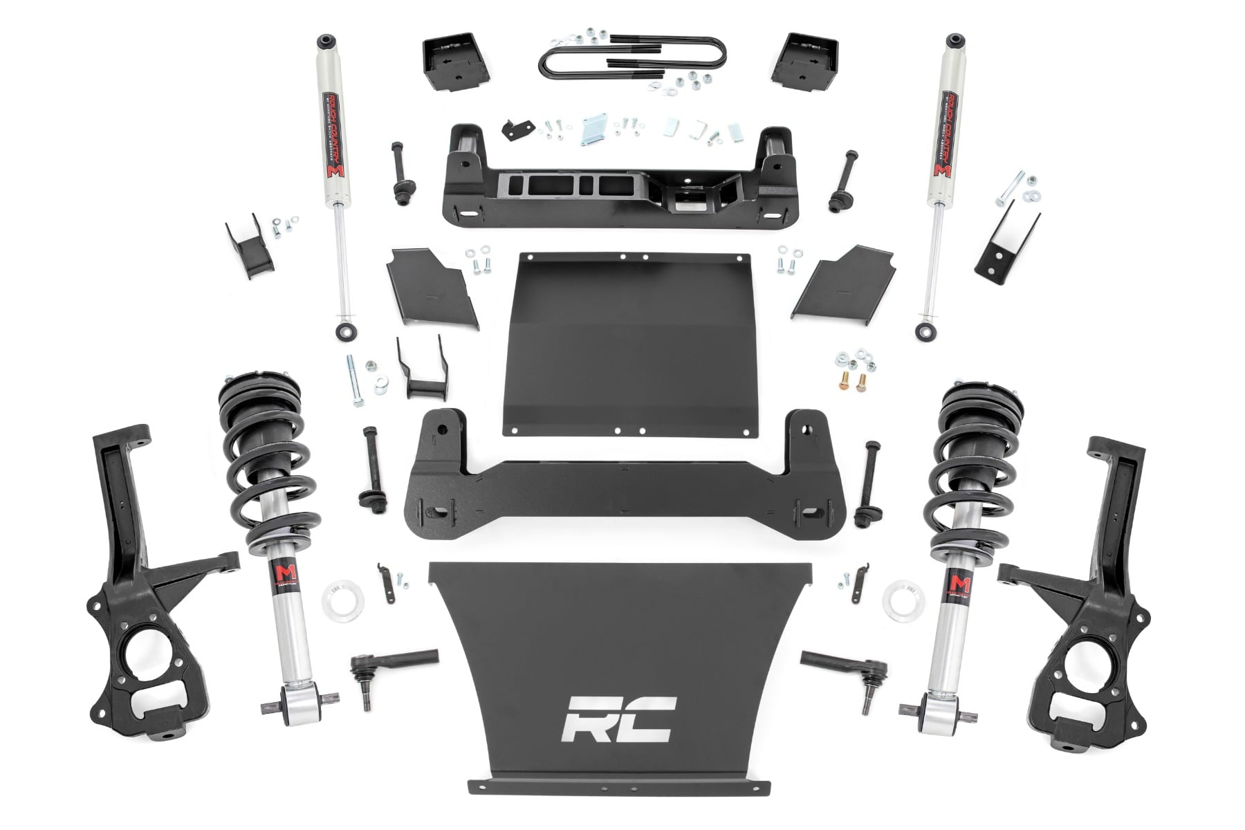 6 Inch Lift Kit | Mono Leaf Rear | M1 Struts/M1 | Chevy Silverado 1500 (25-26) by Rough Country