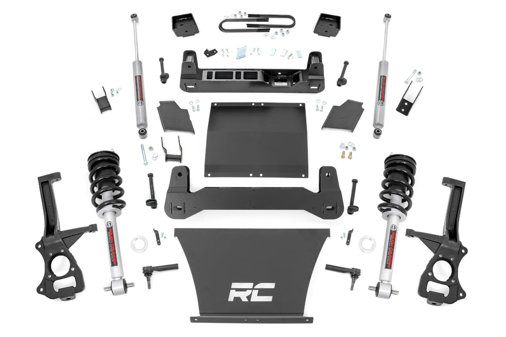6 Inch Lift Kit | Mono Leaf Rear | N3 Struts | Chevy Silverado 1500 (22-24) by Rough Country