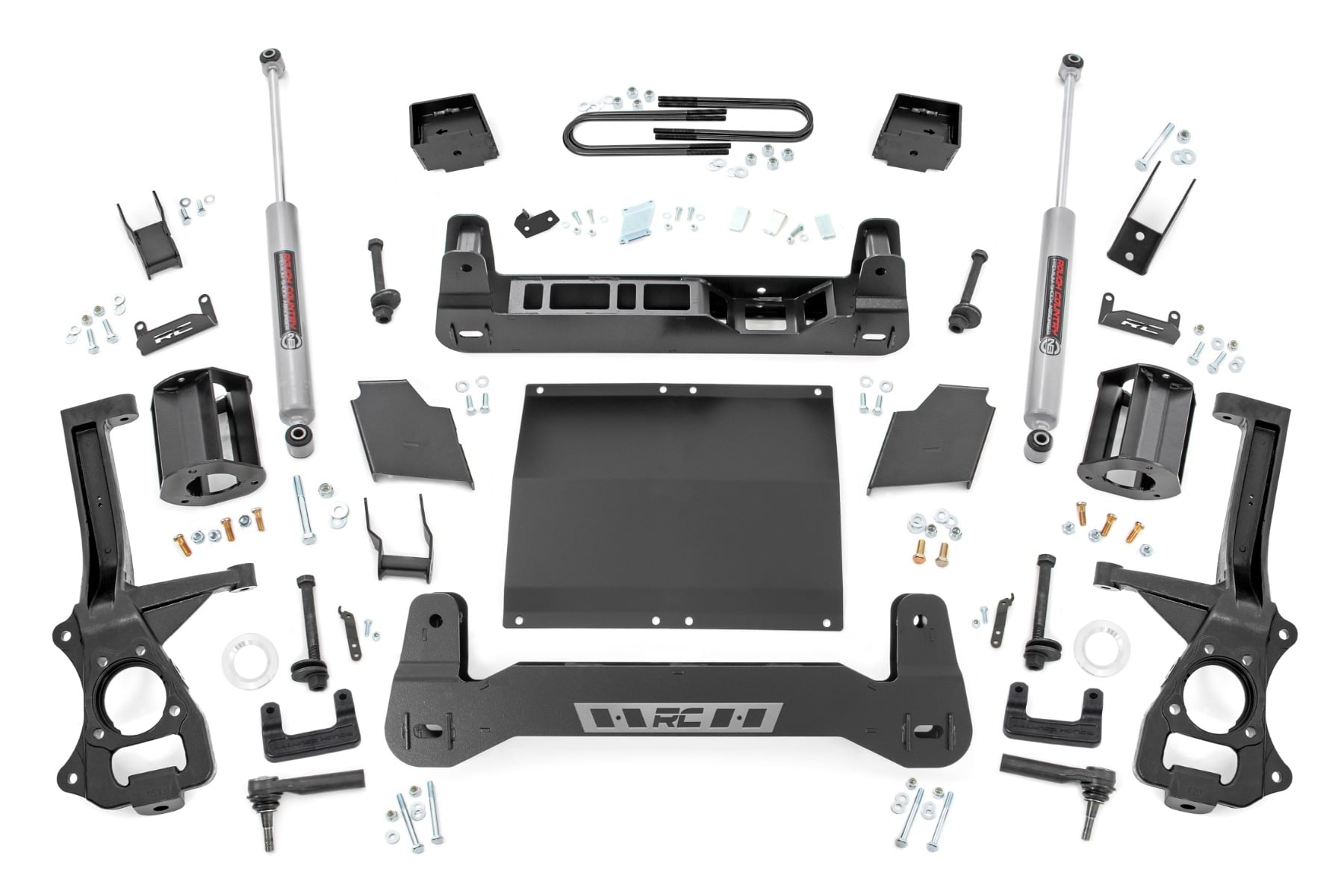6 Inch Lift Kit | Mono Leaf Rear | Diesel | Chevy Silverado 1500 4WD (22-24) by Rough Country