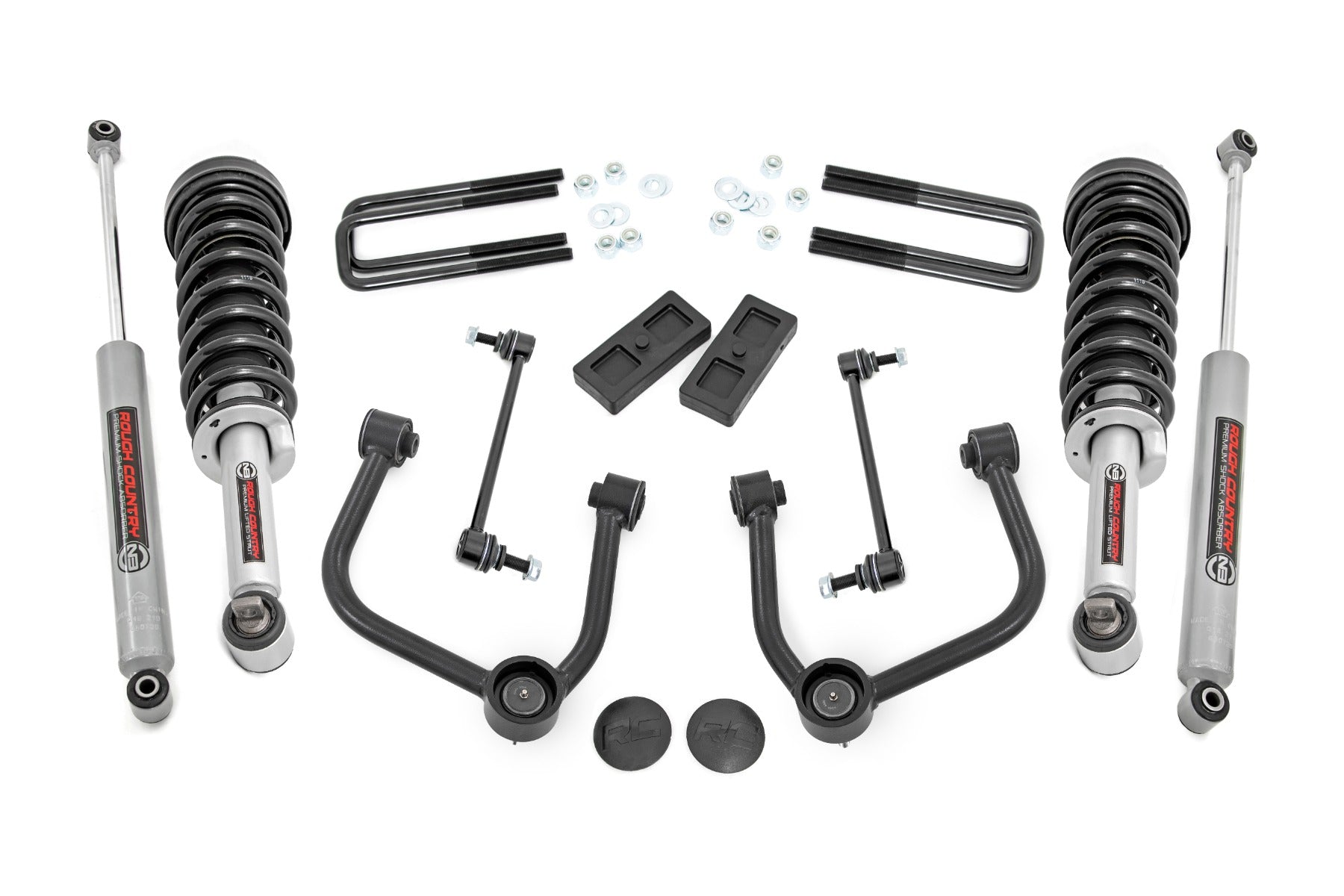 3 Inch Lift Kit | N3 Struts | Ford Ranger 4WD (2024-2026) by Rough Country