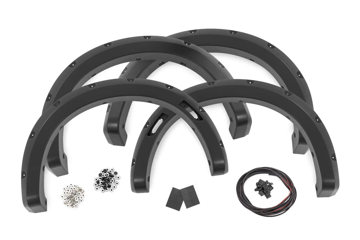Pocket Fender Flares | G1 Absolute Black | Ford Ranger 2WD/4WD (2024-2026) by Rough Country