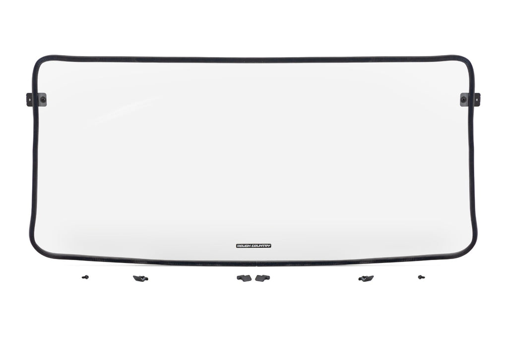 Full Windshield | Scratch Resistant | Polaris XPEDITION ADV 5 by Rough Country