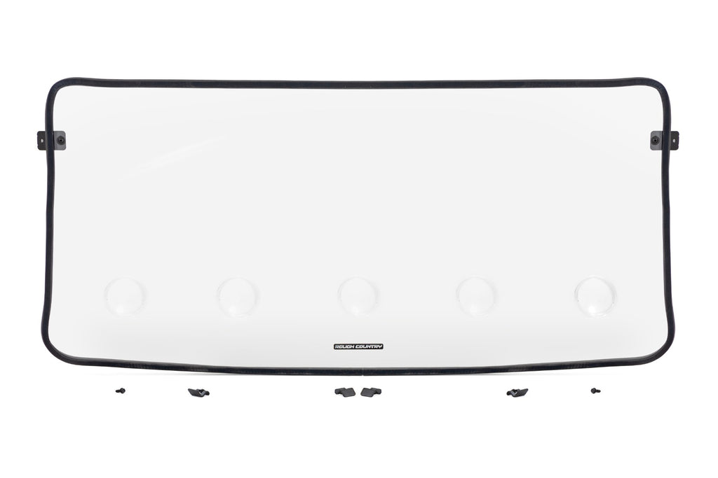 Vented Full Windshield | Scratch Resistant | Polaris XPEDITION XP/XPEDITION XP 5 by Rough Country