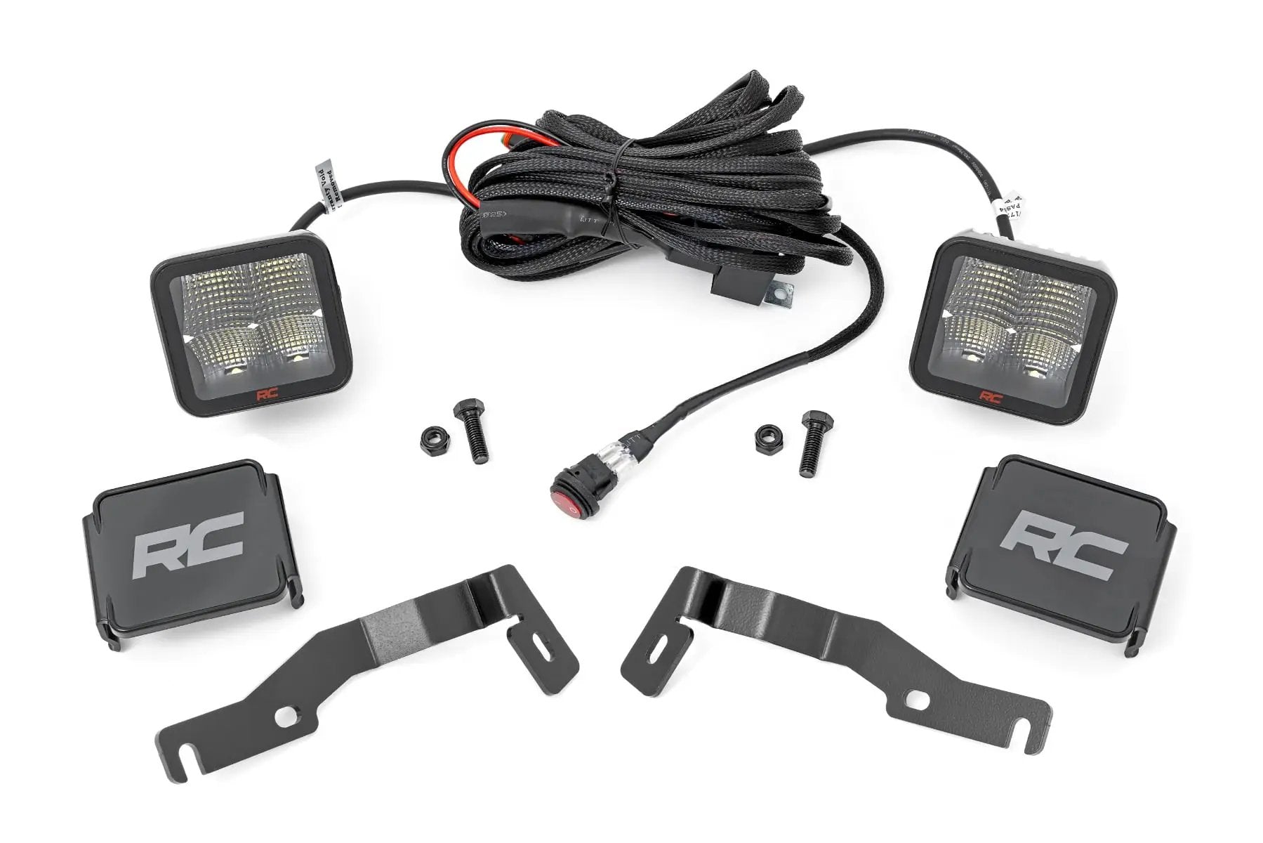 LED Light Kit | Ditch Mount | 2" Spectrum Pair | Spot | Toyota Tacoma (24-26) by Rough Country