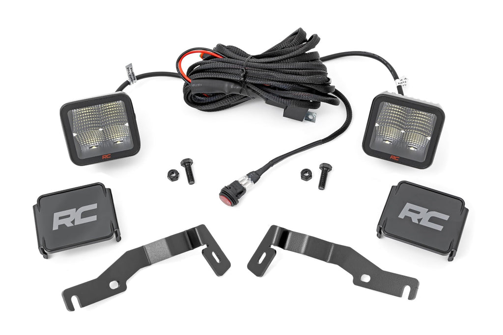 LED Light Kit | Ditch Mount | 2" Spectrum Pair | Spot | Toyota Tacoma (24-26) by Rough Country