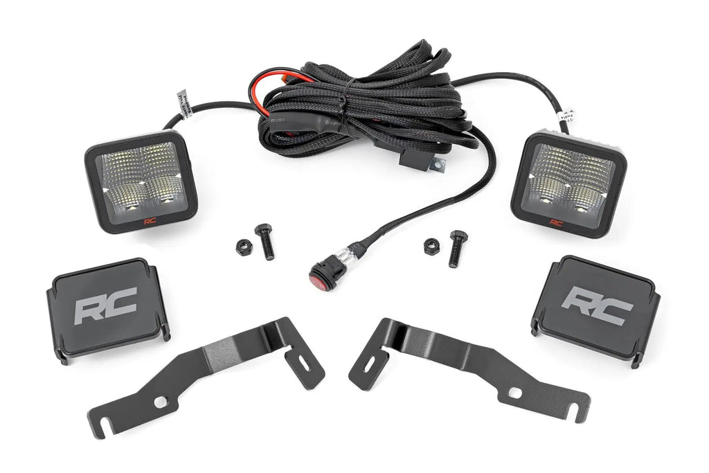 LED Light Kit | Ditch Mount | 2" Spectrum Pair | Spot | Toyota Tacoma (24-26) by Rough Country