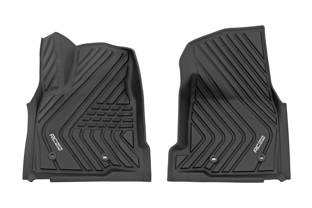 Flex Fit Floor Mats | Front | Crew | Toyota Tacoma 2WD/4WD (2024-2026) by Rough Country