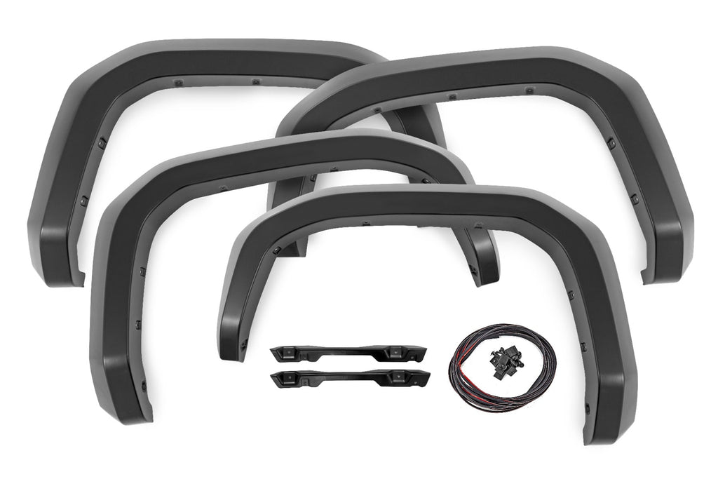 Sport Fender Flares | 202 Gloss Black | Toyota Tacoma 2WD/4WD (2024-2026) by Rough Country