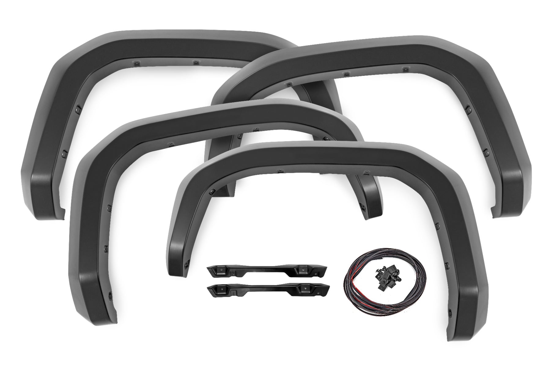 Sport Fender Flares | 202 Gloss Black | Toyota Tacoma 2WD/4WD (2024-2026) by Rough Country