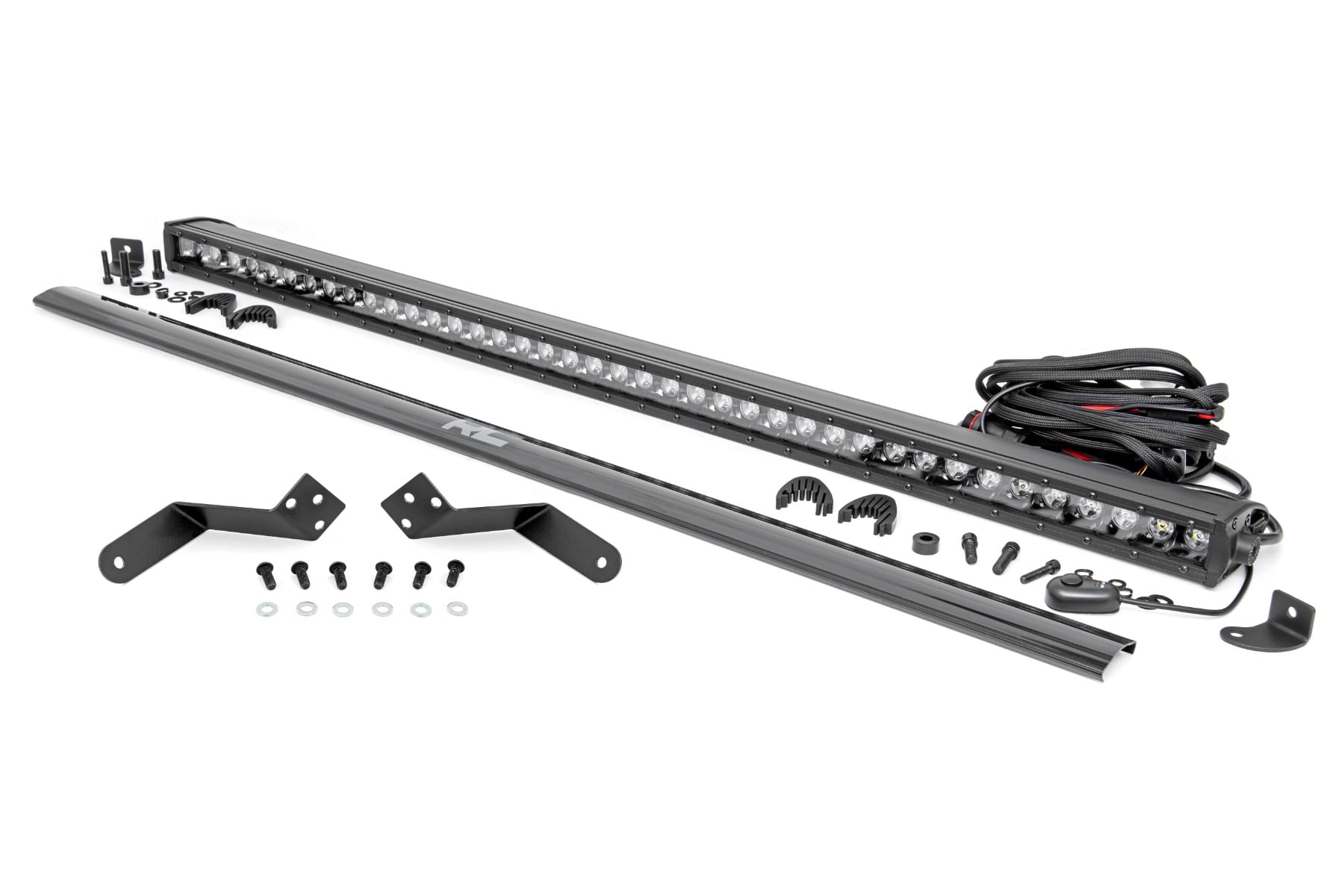 LED Light Kit | Rear Mount | 50" Black-Series Single Row | CFMOTO UFORCE U10 Pro by Rough Country