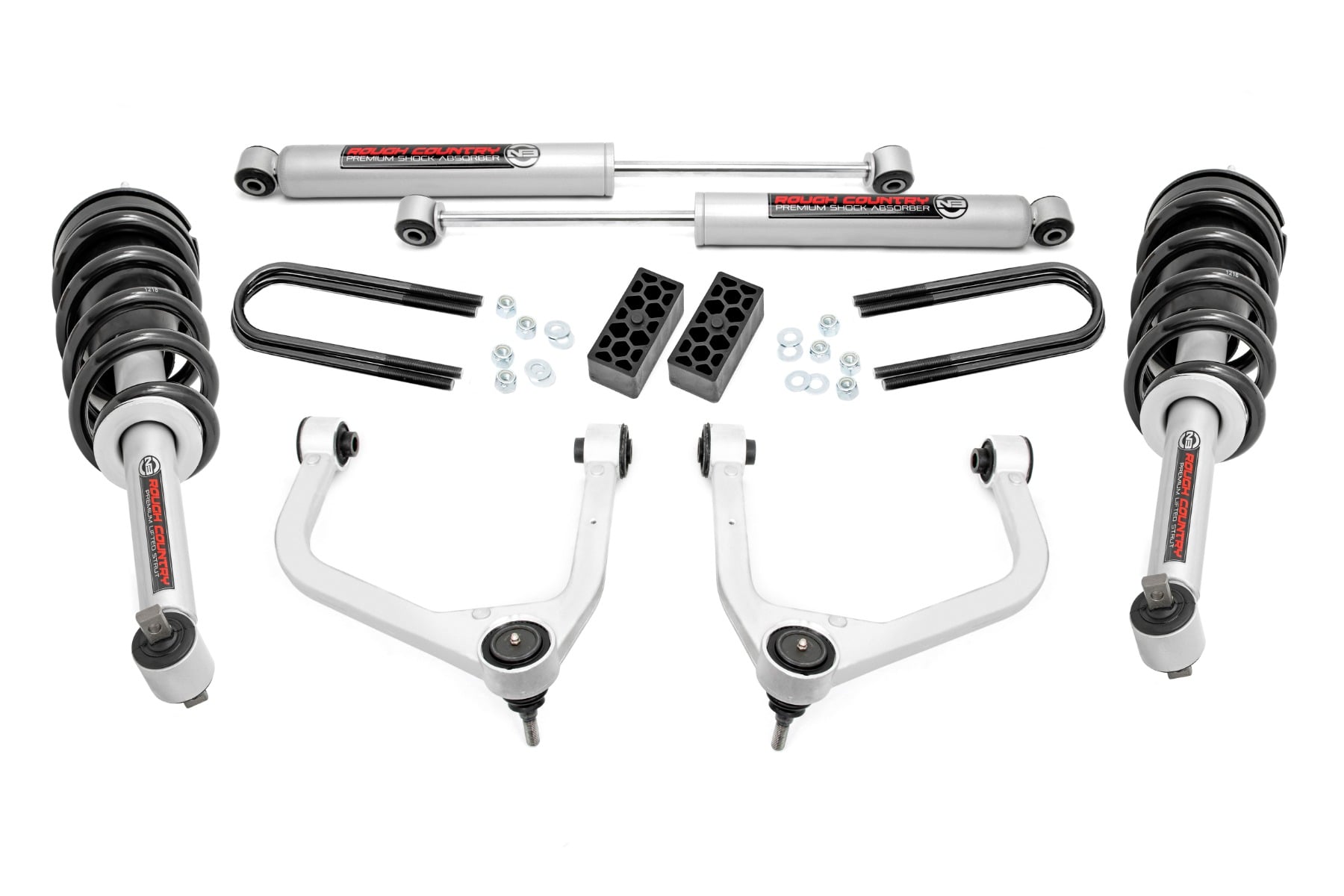3.5 Inch Lift Kit | N3 Struts | Chevy Silverado 1500 2WD/4WD (2025-2026) by Rough Country