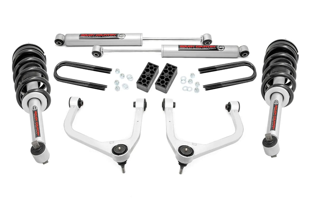 3.5 Inch Lift Kit | N3 Struts | Chevy Silverado 1500 2WD/4WD (2025-2026) by Rough Country