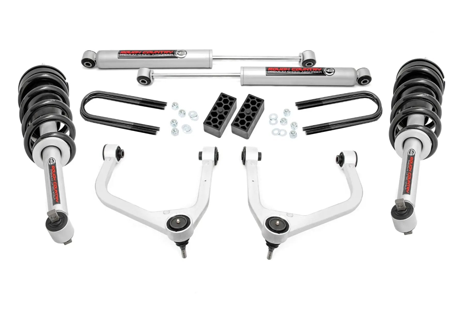 3.5 Inch Lift Kit | N3 Struts | Chevy Silverado 1500 2WD/4WD (2025-2026) by Rough Country
