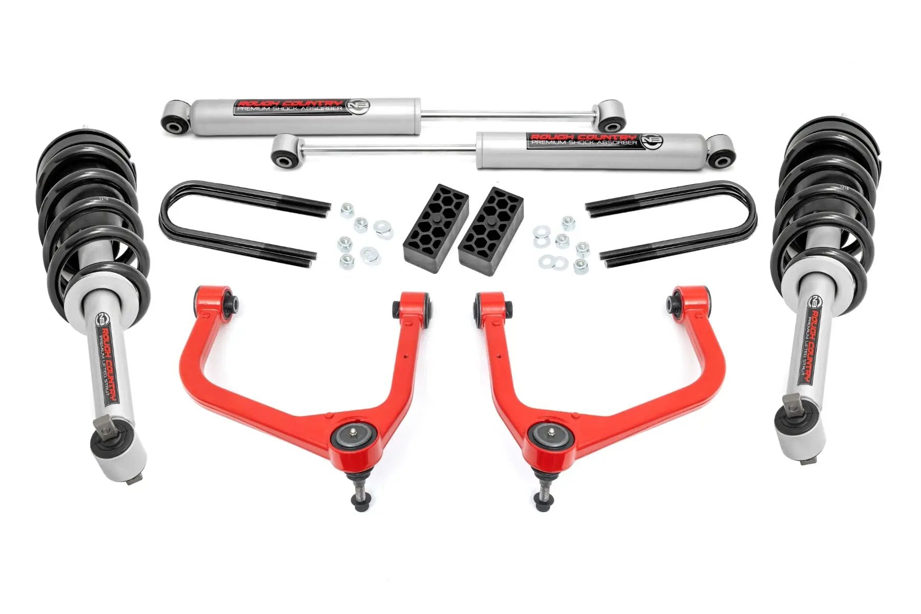 3.5 Inch Lift Kit | N3 Struts | Chevy Silverado 1500 2WD/4WD (2025-2026) by Rough Country