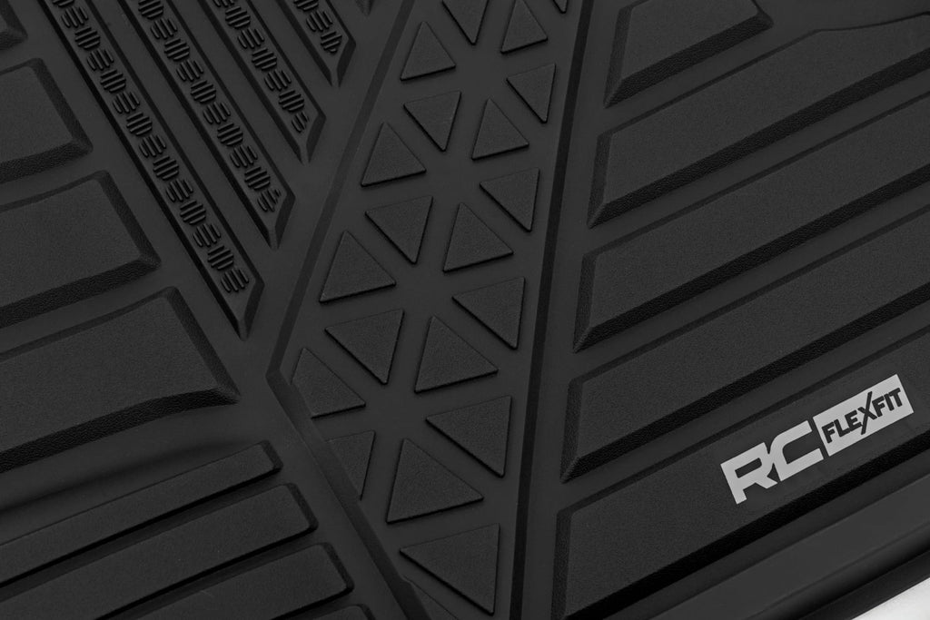 Flex-Fit Floor Mats | Front | Crew | Ram 1500 2WD/4WD (2025-2026) by Rough Country