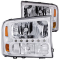 Not For Use w/Sealed Beam Headlights by ANZO USA