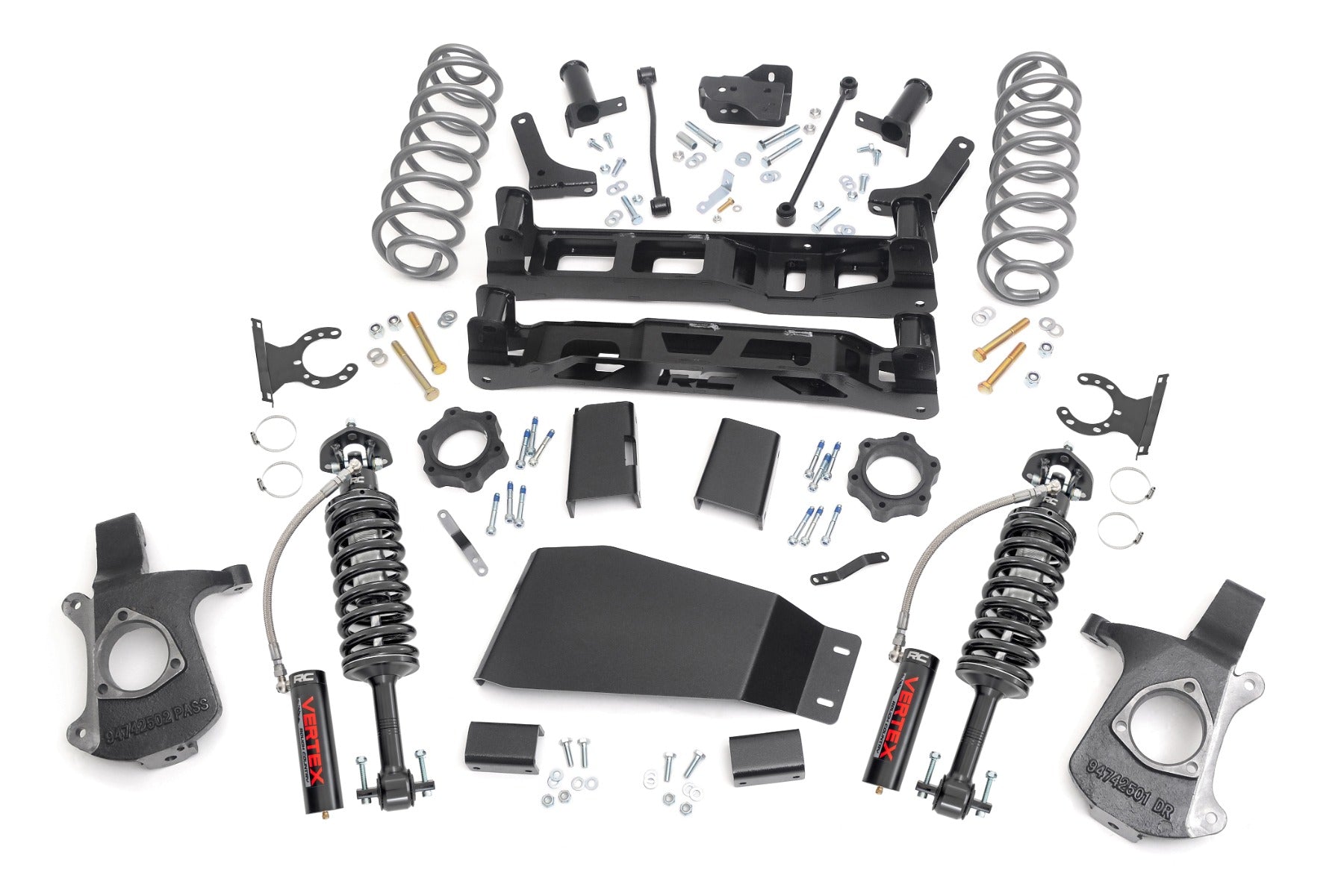 7.5 Inch Lift Kit | Vertex Coilovers | Chevy Avalanche 2WD/4WD (2007-2013) by Rough Country