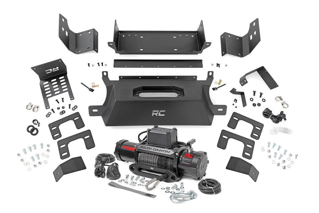 Hidden Winch Mount | 9500S | Ford Bronco 4WD (2021-2026) by Rough Country