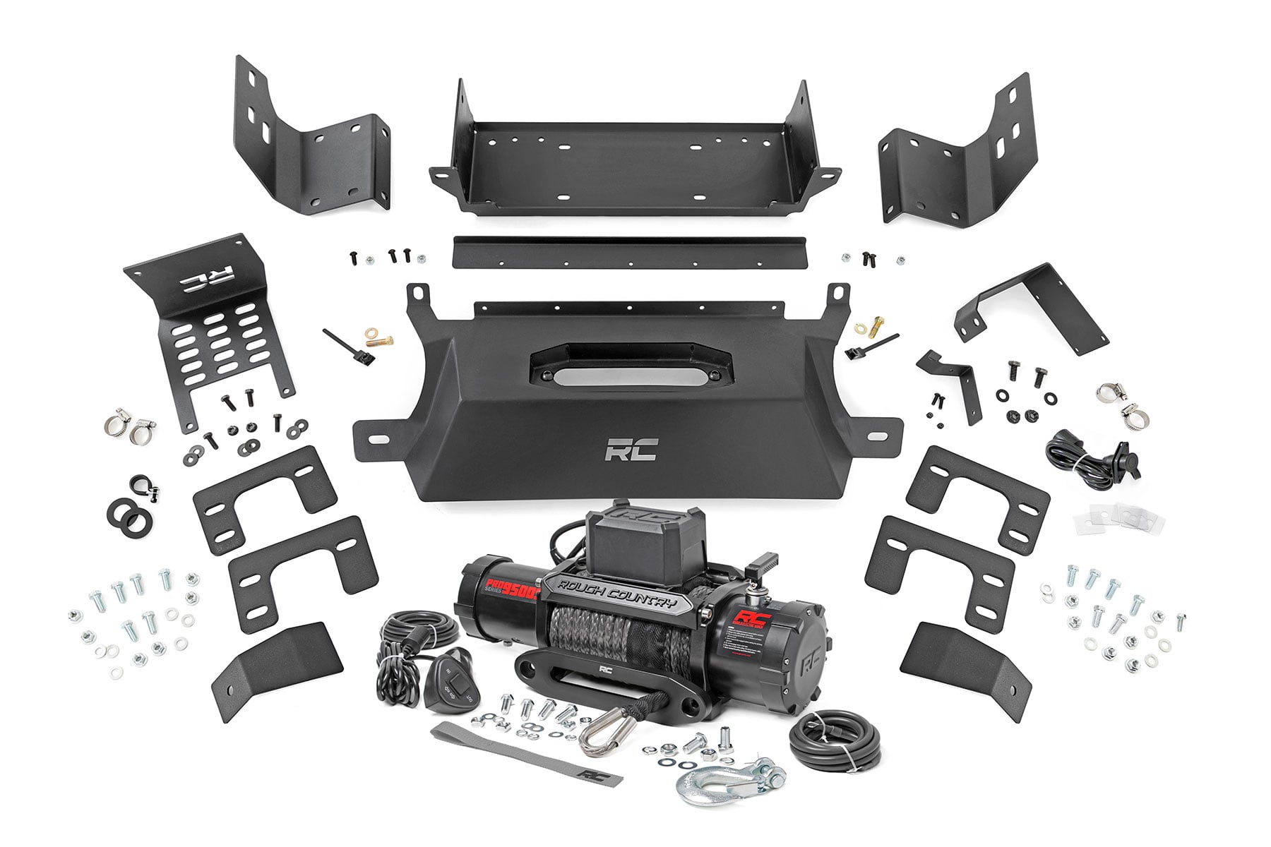 Hidden Winch Mount | 9500S | Ford Bronco 4WD (2021-2026) by Rough Country
