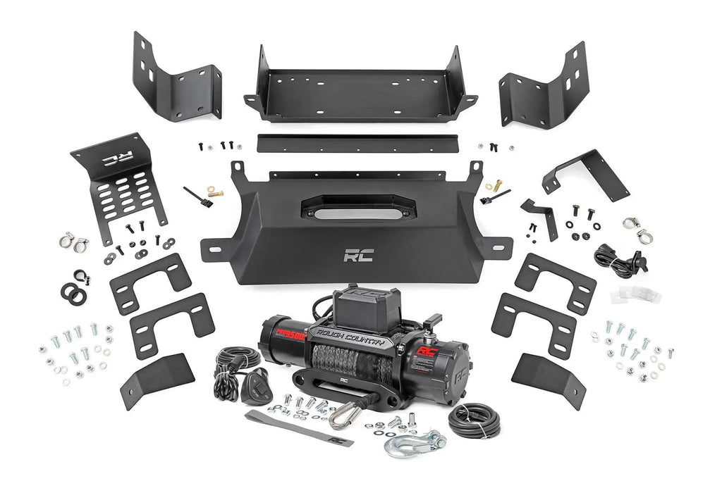 Hidden Winch Mount | 9500S | Ford Bronco 4WD (2021-2026) by Rough Country