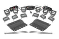 LED Light Kit | Fog Mount | Triple 2" Black Pair | Spot | Ford Bronco (21-26) by Rough Country