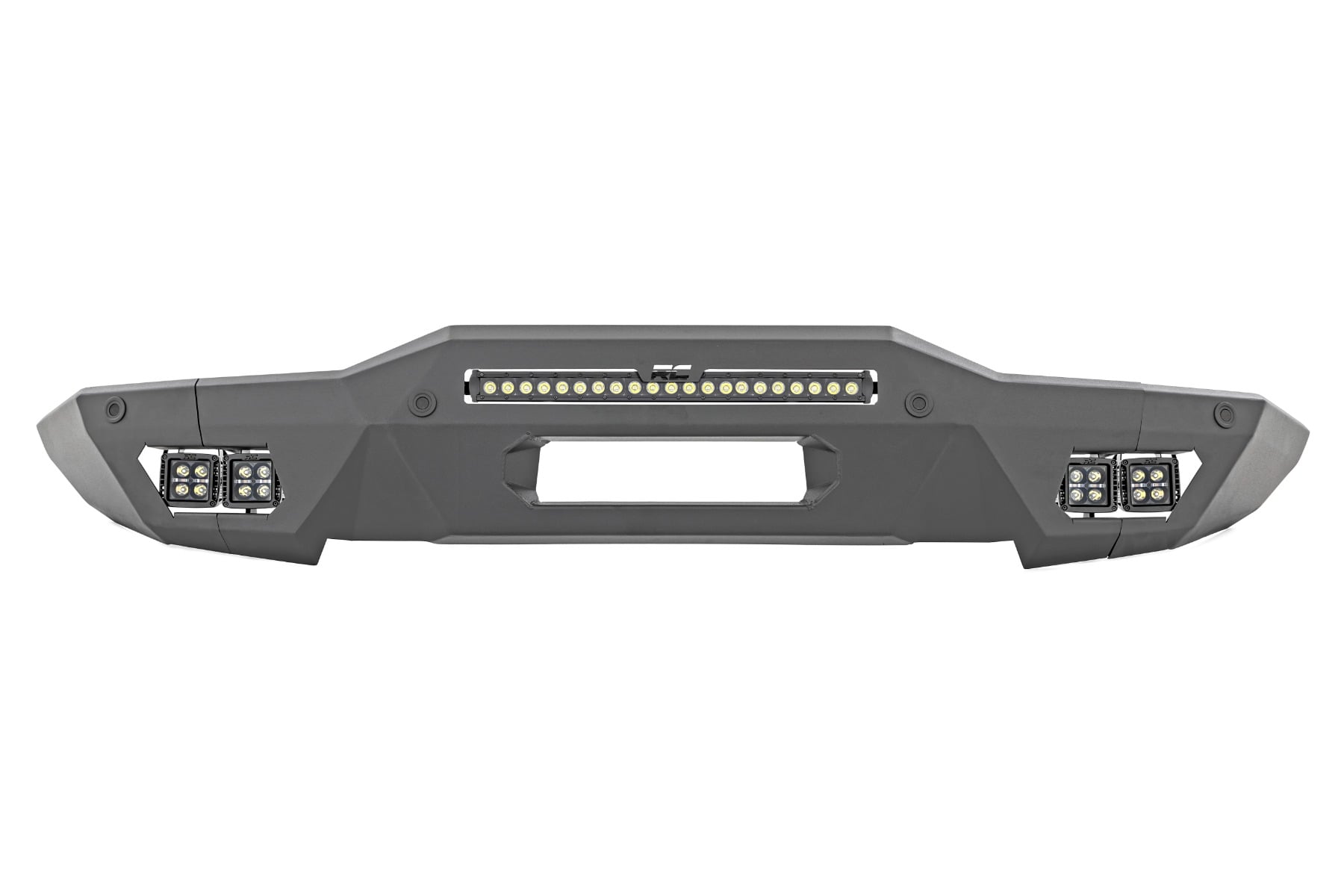 Front Bumper | Modular | Full Wings | Amber DRL | Ford Bronco 4WD (2021-2026) by Rough Country