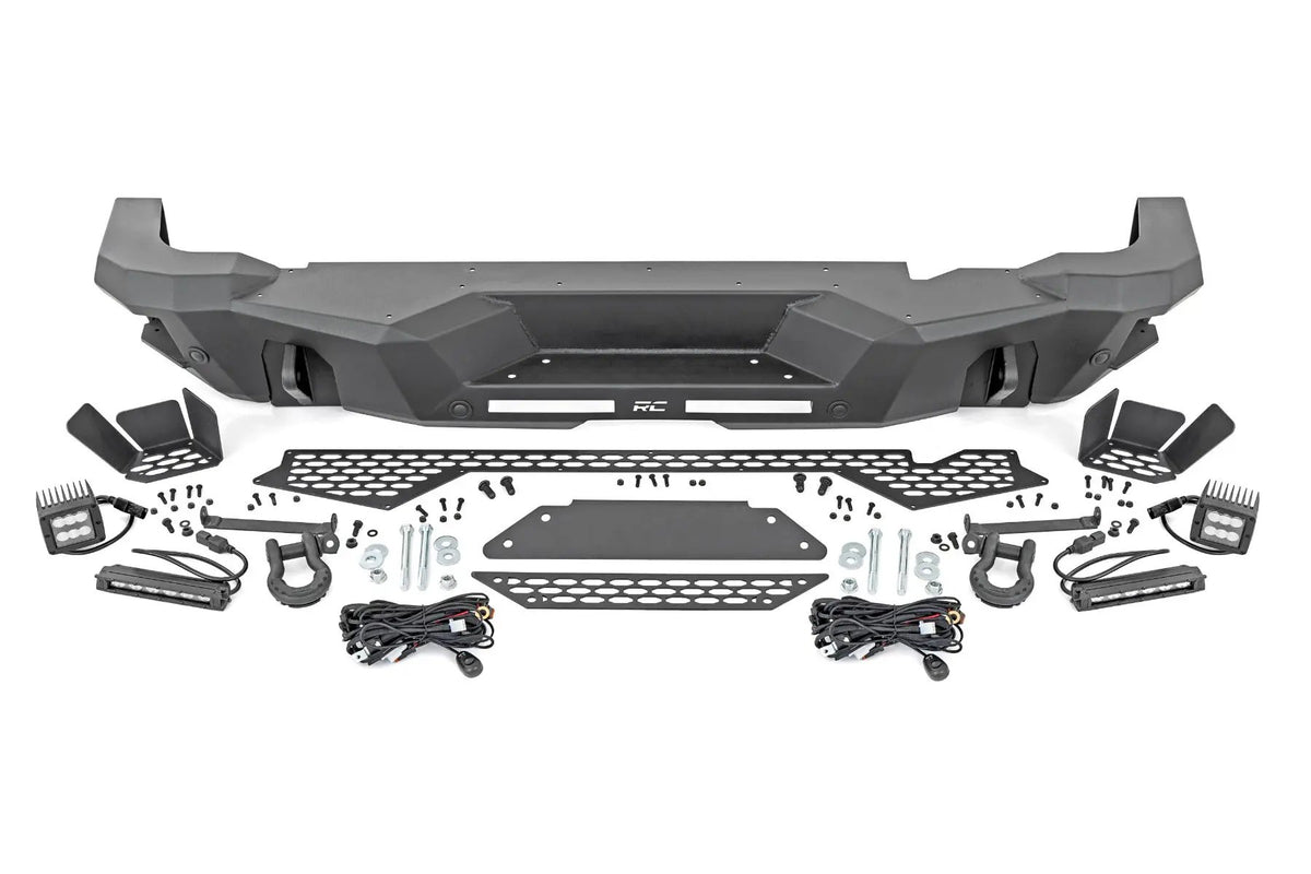 Rear Bumper | Black Series LED | Flood | Ford Bronco 4WD (2021-2026) by Rough Country