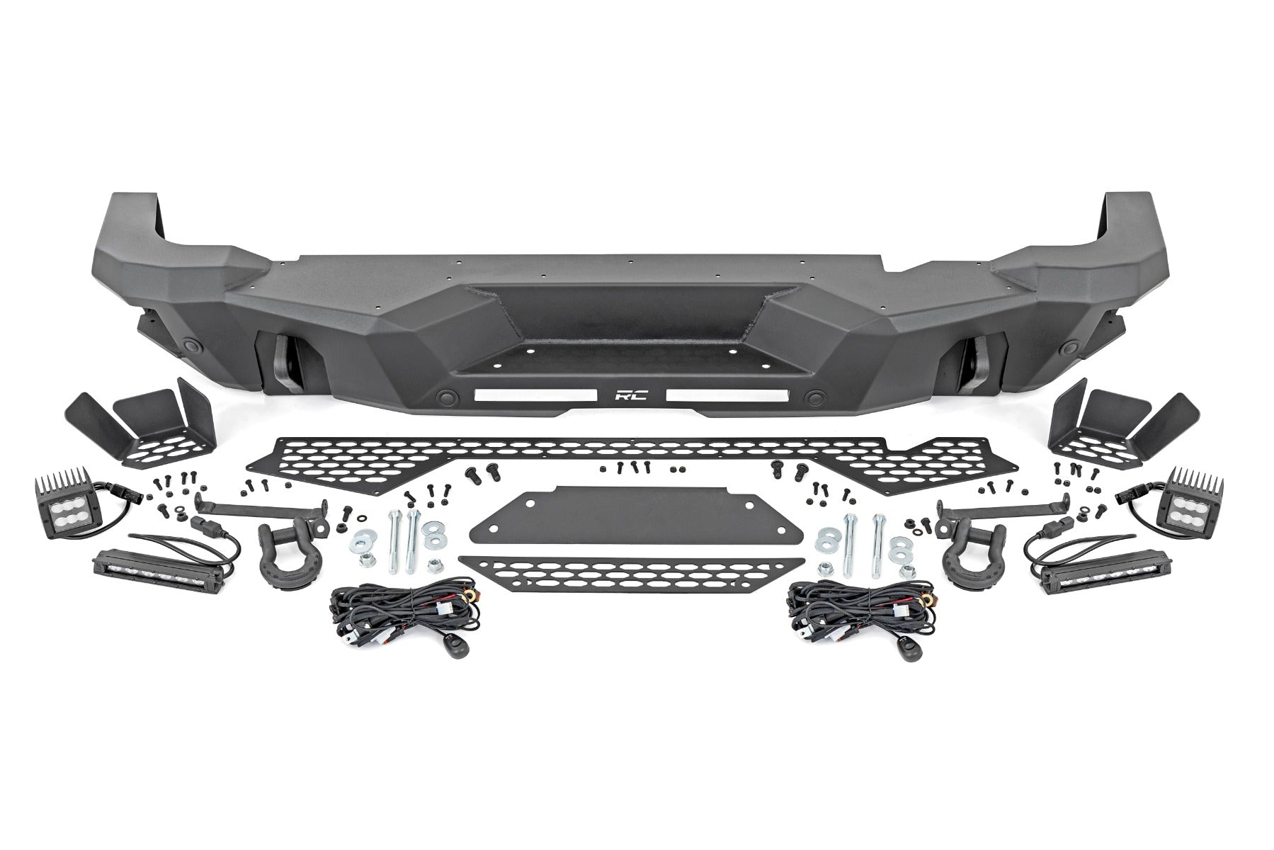 Rear Bumper | Black Series LED | Flood | Ford Bronco 4WD (2021-2026) by Rough Country