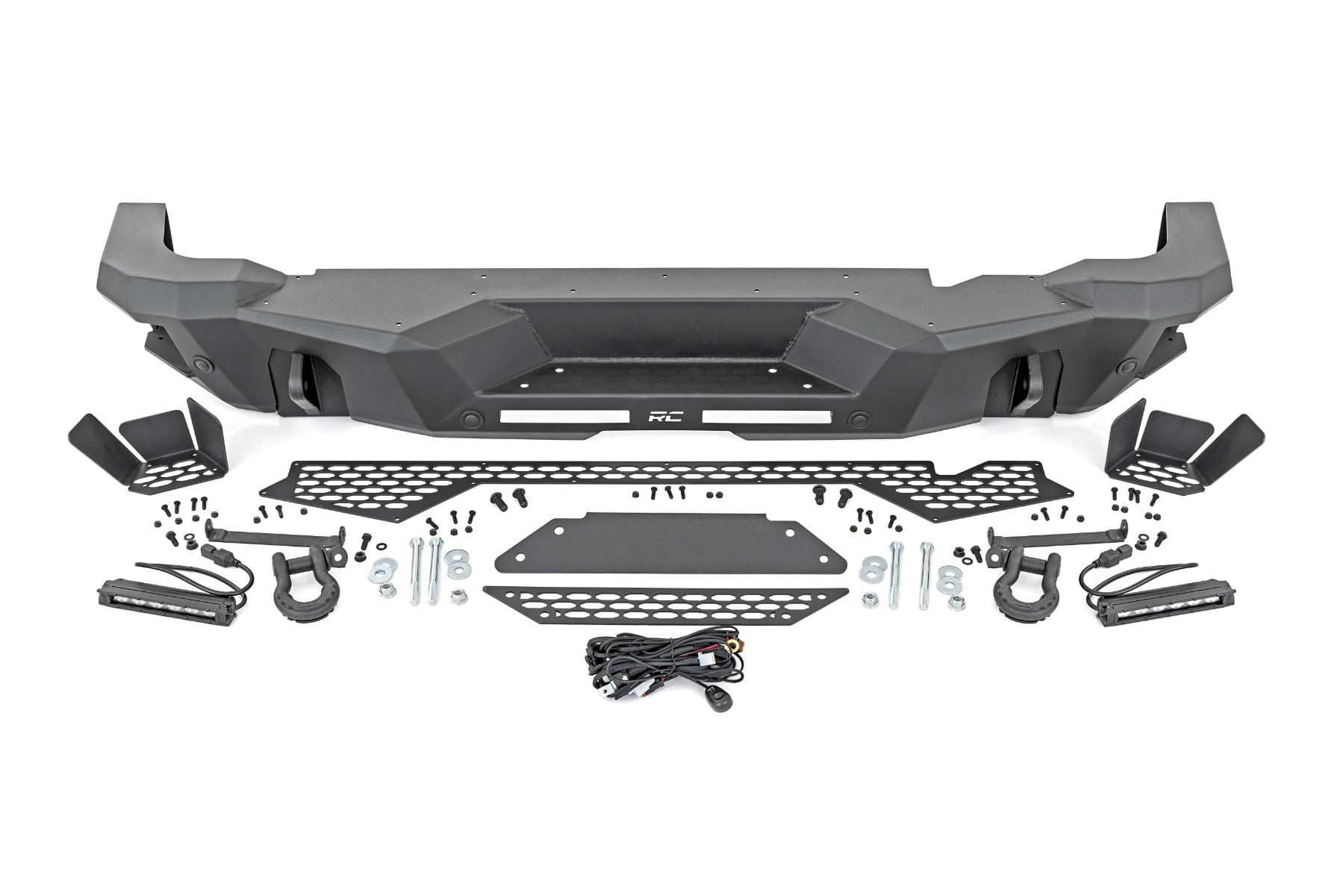 Rear Bumper | Black Series LED | 6" Pair | Slim Line | | Ford Bronco (21-26) by Rough Country